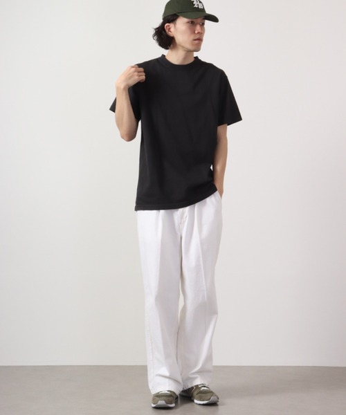 FUNALIVE(ファンアライブ)の「KONGOW ピグメント染め オーバーダイ 半袖Tシャツ(Tシャツ/カットソー・メンズ・ブラック/ネイビー/カーキ/サックスブルー/ナチュラル/アイボリー/オレンジ・S/M/L/LL)」の15枚目の写真