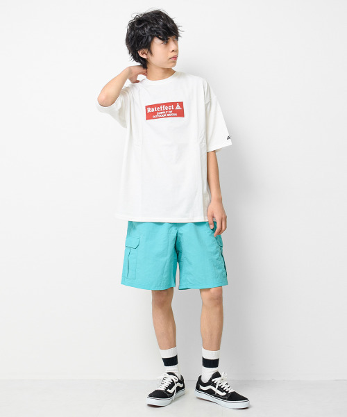 RAT EFFECT(ラットエフェクト)の「BREAK TIMEビッグTシャツ(Tシャツ/カットソー・キッズ・ダークグリーン/オフホワイト/グレイッシュベージュ・130/150/170/120/140/160)」の11枚目の写真