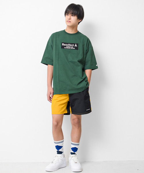 RAT EFFECT(ラットエフェクト)の「BREAK TIMEビッグTシャツ(Tシャツ/カットソー・キッズ・ダークグリーン/オフホワイト/グレイッシュベージュ・130/150/170/120/140/160)」の13枚目の写真