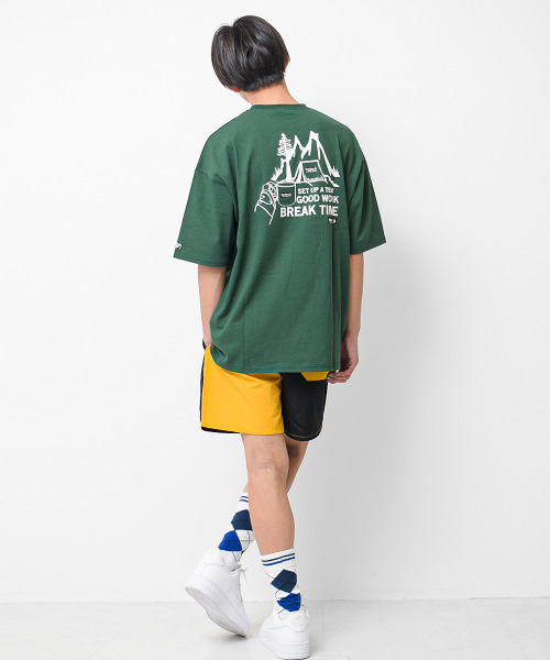 RAT EFFECT(ラットエフェクト)の「BREAK TIMEビッグTシャツ(Tシャツ/カットソー・キッズ・ダークグリーン/オフホワイト/グレイッシュベージュ・130/150/170/120/140/160)」の10枚目の写真