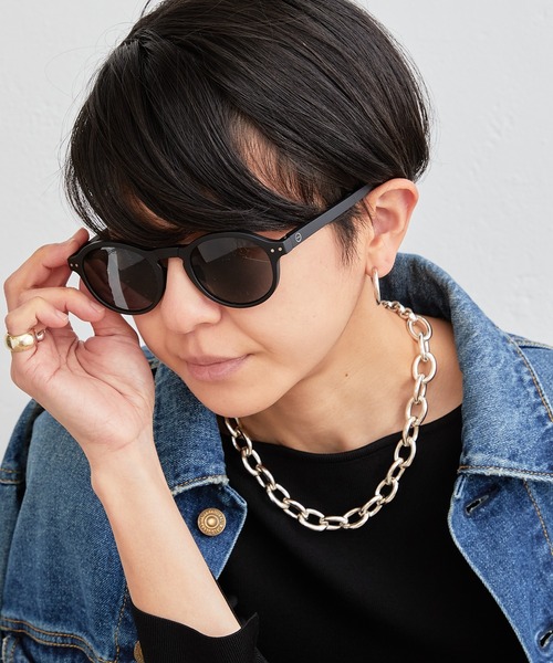 IZIPIZI（イジピジ）の「IZIPIZI イジピジ SUNGLASS 折りたたみサングラス（サングラス・レディース・ブラック/ブラウン・フリー）」の2枚目の写真