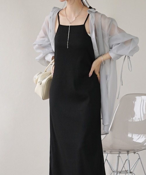 IAMUSE(アイアミューズ)の「シアーバックドロストシャツ S0980【IAMUSE】(シャツ/ブラウス・レディース・ネイビー/オフホワイト/グレー・FREE)」の20枚目の写真