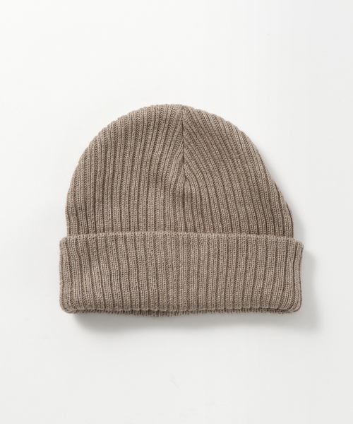 417 EDIFICE(フォーワンセブンエディフィス)の「ライト ニットビーニー(ニットキャップ/ビーニー・メンズ・ホワイト/ブラック/ベージュ・FREE)」の3枚目の写真