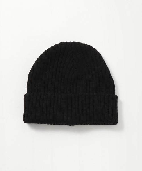 417 EDIFICE(フォーワンセブンエディフィス)の「ライト ニットビーニー(ニットキャップ/ビーニー・メンズ・ホワイト/ブラック/ベージュ・FREE)」の1枚目の写真