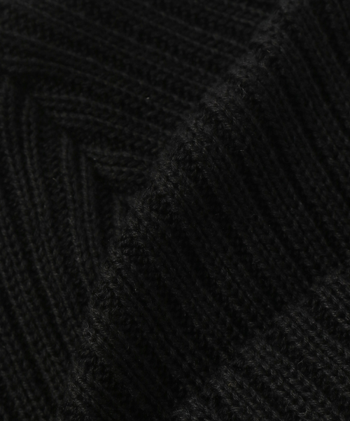 417 EDIFICE(フォーワンセブンエディフィス)の「ライト ニットビーニー(ニットキャップ/ビーニー・メンズ・ホワイト/ブラック/ベージュ・FREE)」の7枚目の写真