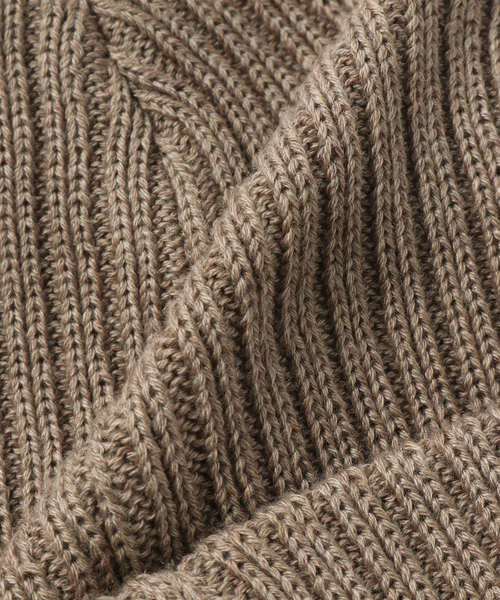 417 EDIFICE(フォーワンセブンエディフィス)の「ライト ニットビーニー(ニットキャップ/ビーニー・メンズ・ホワイト/ブラック/ベージュ・FREE)」の9枚目の写真