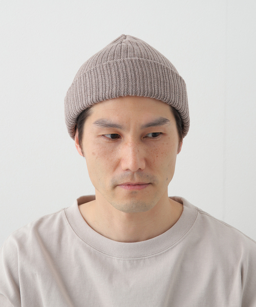 417 EDIFICE(フォーワンセブンエディフィス)の「ライト ニットビーニー(ニットキャップ/ビーニー・メンズ・ホワイト/ブラック/ベージュ・FREE)」の10枚目の写真