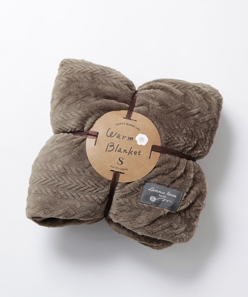 ALTROSE(アルトローズ)の「4WAY ニット編み マイクロ 裏ボア ブランケット S 膝掛け ひざ掛け(ブランケット・レディース・ブルーグリーン/イエロー/モカ/アイボリー・FREE)」の18枚目の写真