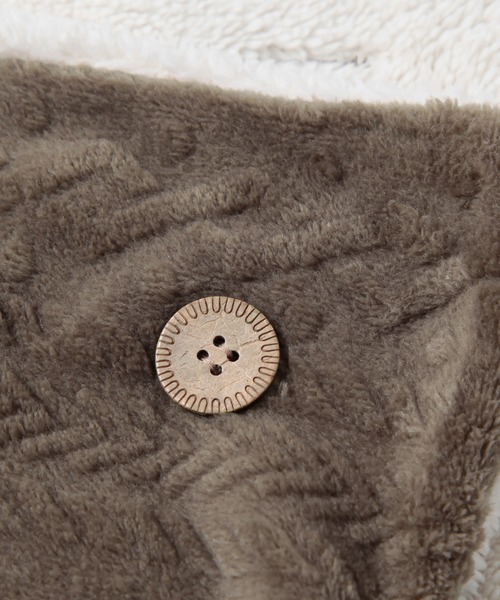 ALTROSE(アルトローズ)の「4WAY ニット編み マイクロ 裏ボア ブランケット S 膝掛け ひざ掛け(ブランケット・レディース・ブルーグリーン/イエロー/モカ/アイボリー・FREE)」の16枚目の写真