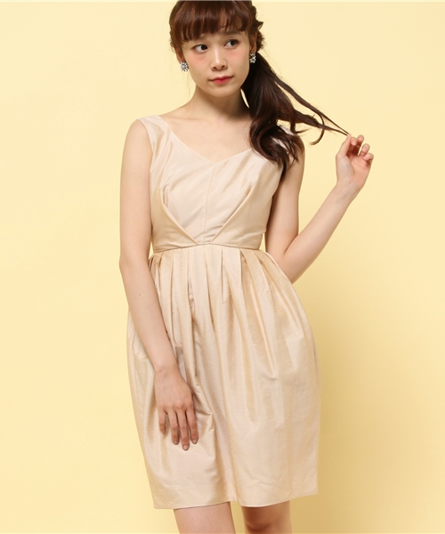 LIMITLESS LUXURY（リミットレスラグジュアリー）の「IRIS DRESS◆（ワンピース・レディース・グリーン/ネイビー/ピンク・38/36）」の15枚目の写真