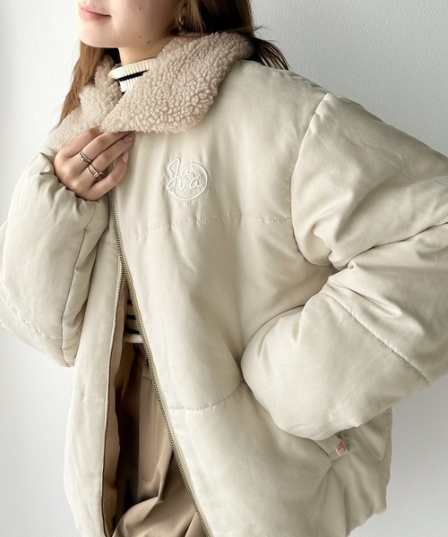 Java（ジャバ）の「《Javaジャバコラボ》軽くてあったか。襟ボア