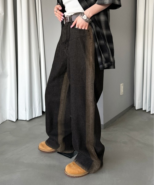 sedacle（セダクル）の「ブラストラインデニム（デニムパンツ・メンズ・ブラック/インディゴブルー・SMALL/MEDIUM/LARGE）」の11枚目の写真
