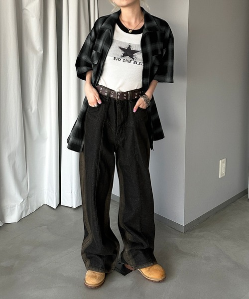 sedacle（セダクル）の「ブラストラインデニム（デニムパンツ・メンズ・ブラック/インディゴブルー・SMALL/MEDIUM/LARGE）」の7枚目の写真