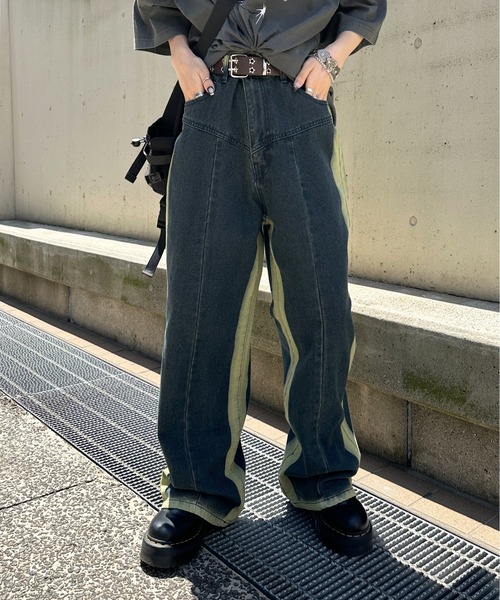 sedacle（セダクル）の「ブラストラインデニム（デニムパンツ・メンズ・ブラック/インディゴブルー・SMALL/MEDIUM/LARGE）」の9枚目の写真