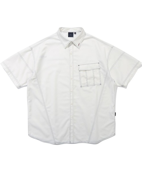 ROMANTIC CROWN（ロマンティッククラウン）の「【UNISEX】ROMANTIC CROWN／フロントポケットシャツ 2194784（シャツ/ブラウス・レディース・ブラック/ホワイト・LARGE/MEDIUM）」の12枚目の写真