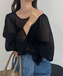 one after another NICE CLAUP | 【ZOZO先行予約】WEB限定商品/シアープリーツブラウス(シャツ/ブラウス)