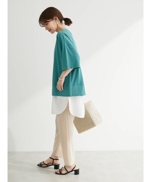 Green　Parks（グリーンパークス）の「つけ裾（その他ヘアアクセサリー・レディース・ストライプ/ホワイト・FREE）」の4枚目の写真