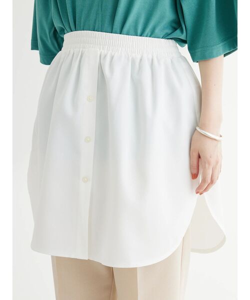 Green　Parks（グリーンパークス）の「つけ裾（その他ヘアアクセサリー・レディース・ストライプ/ホワイト・FREE）」の10枚目の写真