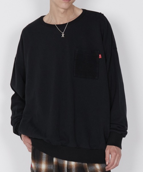 VIRGOwearworks(ヴァルゴウェアワークス)の「BIG V CREW SWT(スウェット・メンズ・カーキ/バーガンディー/ブラック・3/4/2)」の9枚目の写真