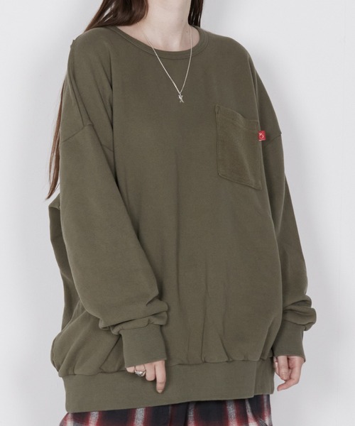 VIRGOwearworks(ヴァルゴウェアワークス)の「BIG V CREW SWT(スウェット・メンズ・カーキ/バーガンディー/ブラック・3/4/2)」の15枚目の写真
