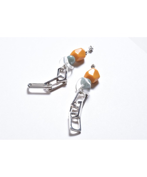 tone(トーン)の「【Astyle】シルバーチェンロングピアス(MA)(ピアス(両耳用)・レディース・シルバー・FREE)」の3枚目の写真