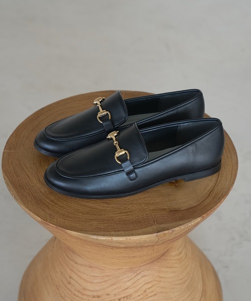 Juze（ジュゼ）の「【HARUTA】【晴雨兼用・抗菌防臭】ソフトビットローファー（ローファー・レディース・オフホワイト/ブラウン系その他3/ブラウン/ブラック・22.5cm/23.5cm/24.5cm/23.0cm/24.0cm/25.0cm）」の3枚目の写真