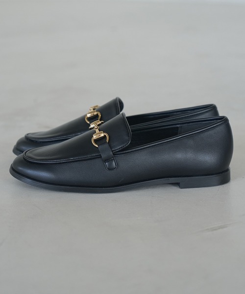 Juze（ジュゼ）の「【HARUTA】【晴雨兼用・抗菌防臭】ソフトビットローファー（ローファー・レディース・オフホワイト/ブラウン系その他3/ブラウン/ブラック・22.5cm/23.5cm/24.5cm/23.0cm/24.0cm/25.0cm）」の8枚目の写真