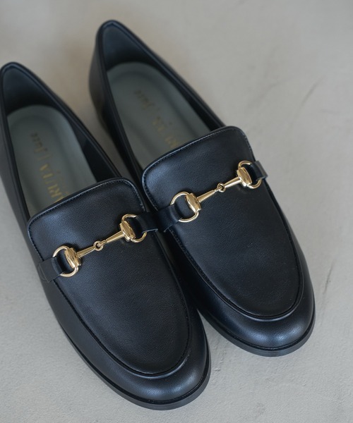 Juze（ジュゼ）の「【HARUTA】【晴雨兼用・抗菌防臭】ソフトビットローファー（ローファー・レディース・オフホワイト/ブラウン系その他3/ブラウン/ブラック・22.5cm/23.5cm/24.5cm/23.0cm/24.0cm/25.0cm）」の5枚目の写真