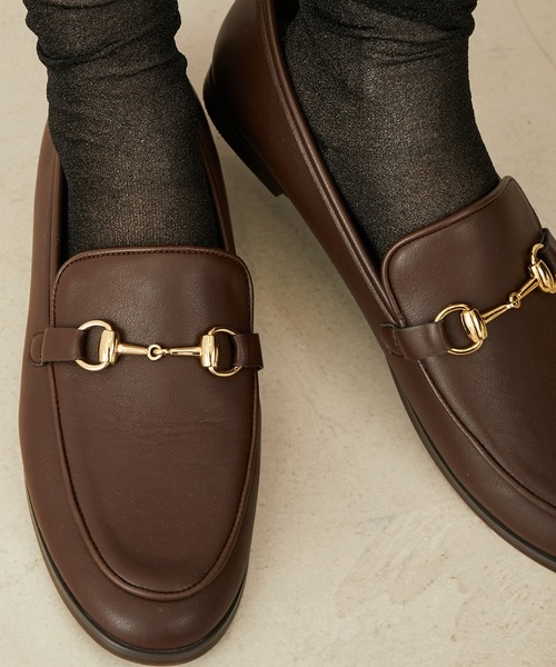 Juze（ジュゼ）の「【HARUTA】【晴雨兼用・抗菌防臭】ソフトビットローファー（ローファー・レディース・オフホワイト/ブラウン系その他3/ブラウン/ブラック・22.5cm/23.5cm/24.5cm/23.0cm/24.0cm/25.0cm）」の13枚目の写真