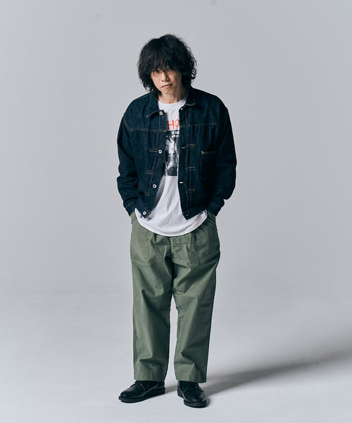 東野デニム × JOURNAL STANDARD】BACK SATIN BAKER（カーゴ
