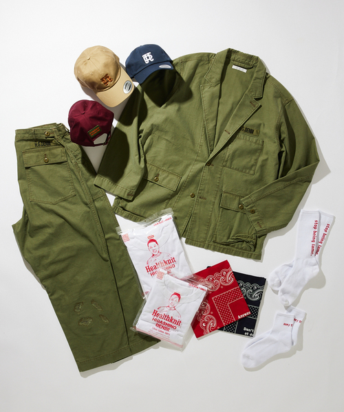東野デニム × JOURNAL STANDARD】BACK SATIN BAKER（カーゴ