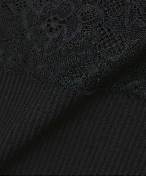 FREE'S MART(フリーズマート)の「テレコレースキャミソール(キャミソール・レディース・ベージュ/ホワイト/ブラック・FREE)」の5枚目の写真