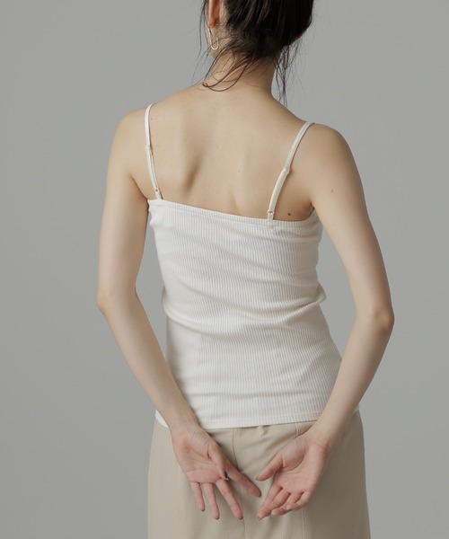 FREE'S MART(フリーズマート)の「テレコレースキャミソール(キャミソール・レディース・ベージュ/ホワイト/ブラック・FREE)」の15枚目の写真