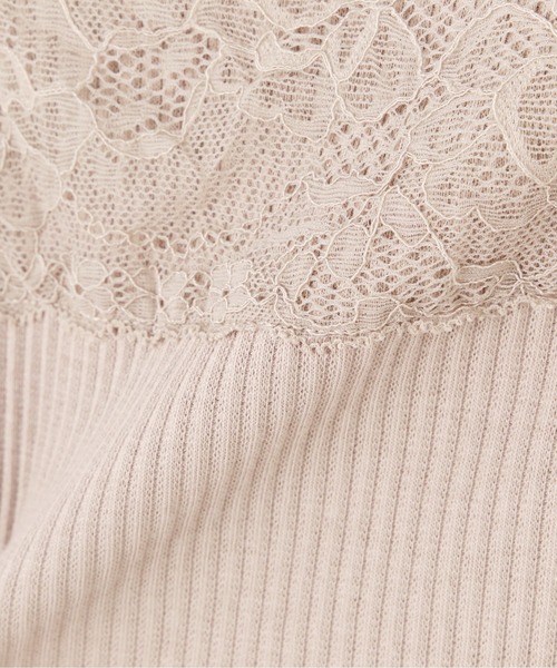 FREE'S MART(フリーズマート)の「テレコレースキャミソール(キャミソール・レディース・ベージュ/ホワイト/ブラック・FREE)」の11枚目の写真