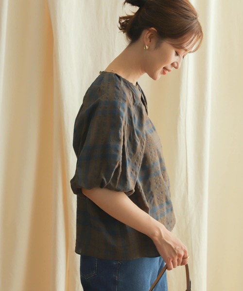 「URBAN RESEARCH DOORS」 ドルマンスリーブブラウス MEDIUM ネイビー レディース URBAN RESEARCH DOORS」 ドルマンスリーブブラウス MEDIUM