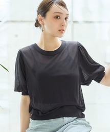 【WEB限定セール】シアーニットトップス
