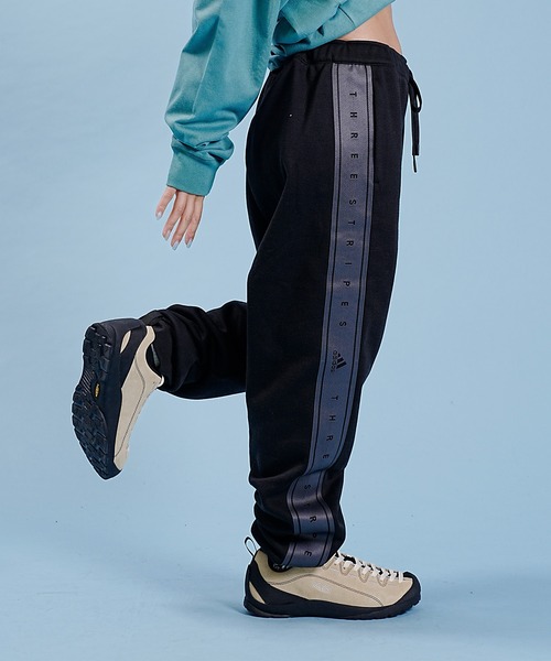 adidas(アディダス)の「adidas/アディダス ルーズフィット IEH69(その他パンツ・レディース・ブラック/ミント・L/M)」の5枚目の写真