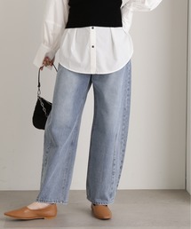 N.（N. Natural Beauty Basic） | 【S Size Line】◆ダーツカーブデニム(デニムパンツ)