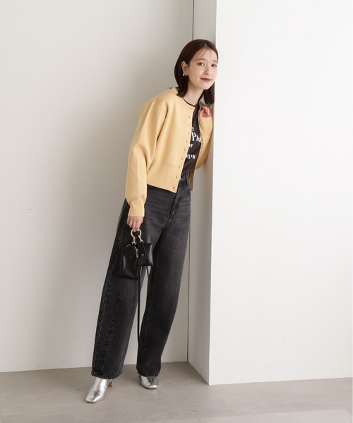 N.（N. Natural Beauty Basic）（エヌエヌナチュラルビューティーベーシック）の「【S Size Line】◆ダーツカーブデニム（デニムパンツ・レディース・ブラック/ブルー・SMALL/MEDIUM）」の20枚目の写真