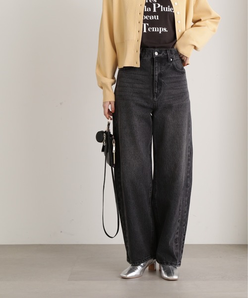 N.（N. Natural Beauty Basic）（エヌエヌナチュラルビューティーベーシック）の「【S Size Line】◆ダーツカーブデニム（デニムパンツ・レディース・ブラック/ブルー・SMALL/MEDIUM）」の18枚目の写真