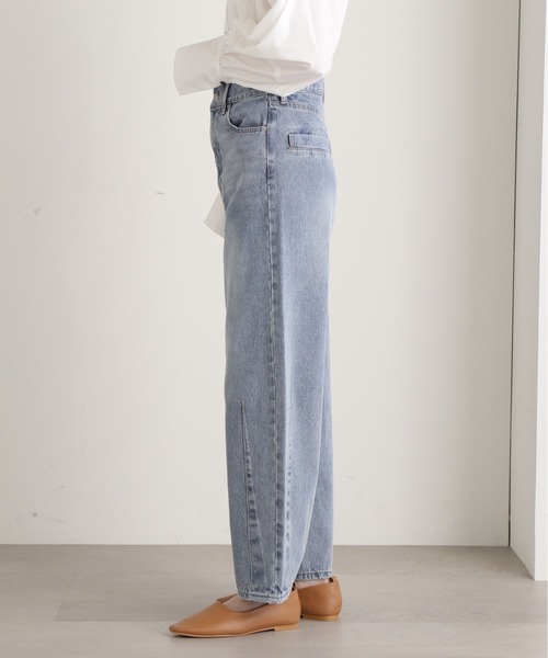 N.（N. Natural Beauty Basic）（エヌエヌナチュラルビューティーベーシック）の「【S Size Line】◆ダーツカーブデニム（デニムパンツ・レディース・ブラック/ブルー・SMALL/MEDIUM）」の19枚目の写真