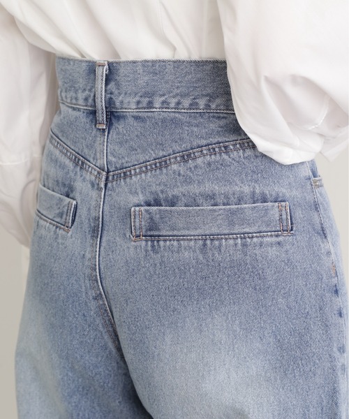 N.（N. Natural Beauty Basic）（エヌエヌナチュラルビューティーベーシック）の「【S Size Line】◆ダーツカーブデニム（デニムパンツ・レディース・ブラック/ブルー・SMALL/MEDIUM）」の22枚目の写真