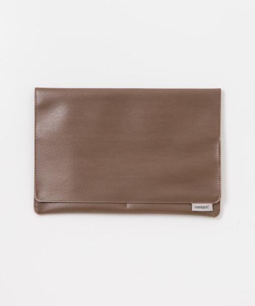 URBAN RESEARCH DOORS（アーバンリサーチドアーズ）の「KOKUYO ME×commpost　フラットケース（その他雑貨・レディース・ホワイト系その他/ブラウン・ONE）」の9枚目の写真