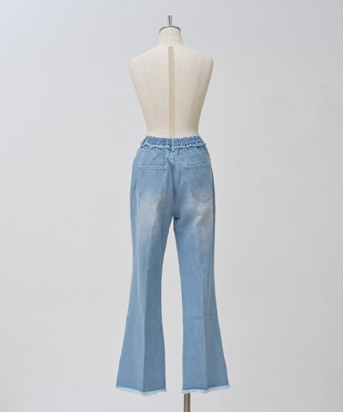 one after another NICE CLAUP(ワンアフターアナザーナイスクラップ)の「S,Mサイズ/ナイスクラップの美脚デニム(デニムパンツ・レディース・サックスブルー/ネイビー/ピンク・SMALL/MEDIUM)」の20枚目の写真