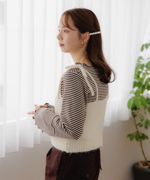 flower（フラワー）の「リボンニットビスチェ（キャミソール）」 - WEAR