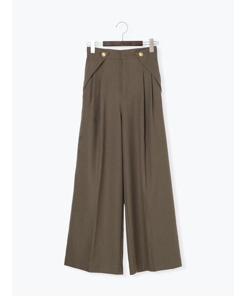 Te chichi（テチチ）の「パウダーツイルフラップボタンワイドパンツ（その他パンツ・レディース・グレー/モカ/ブラック・S/M）」の18枚目の写真