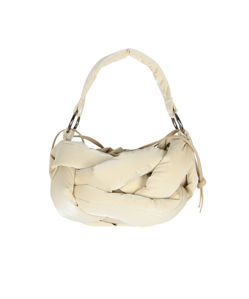 JNBY(ジェーエヌビーワイ)の「Braided Mini Shoulder Bag(ハンドバッグ・レディース・ベージュ/ブラック/ホワイト・ONE SIZE)」の16枚目の写真