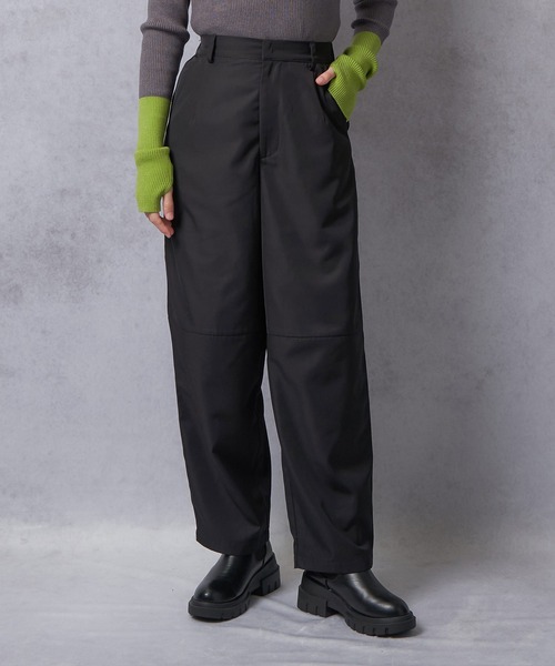 Lull（ルル）の「【Lull / ルル】シワになりにくいカーブパンツ（その他パンツ・レディース・ブラック/グレー・ONESIZE）」の2枚目の写真