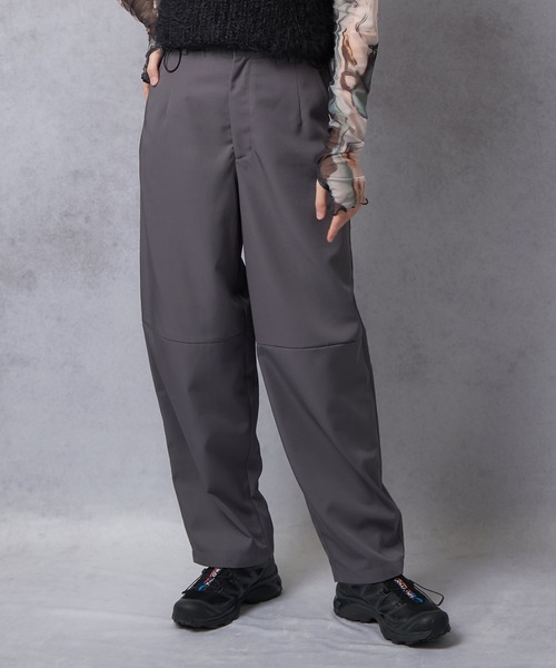 Lull（ルル）の「【Lull / ルル】シワになりにくいカーブパンツ（その他パンツ・レディース・ブラック/グレー・ONESIZE）」の3枚目の写真