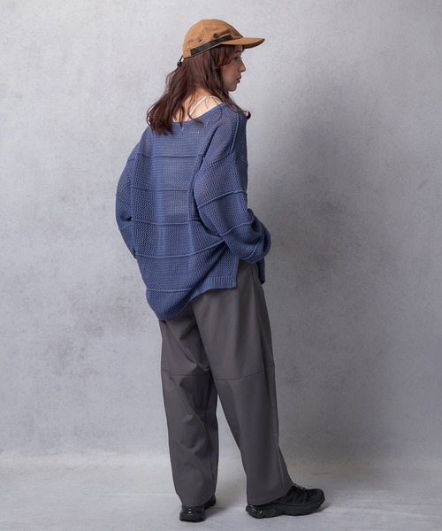 Lull（ルル）の「【Lull / ルル】シワになりにくいカーブパンツ（その他パンツ・レディース・ブラック/グレー・ONESIZE）」の11枚目の写真